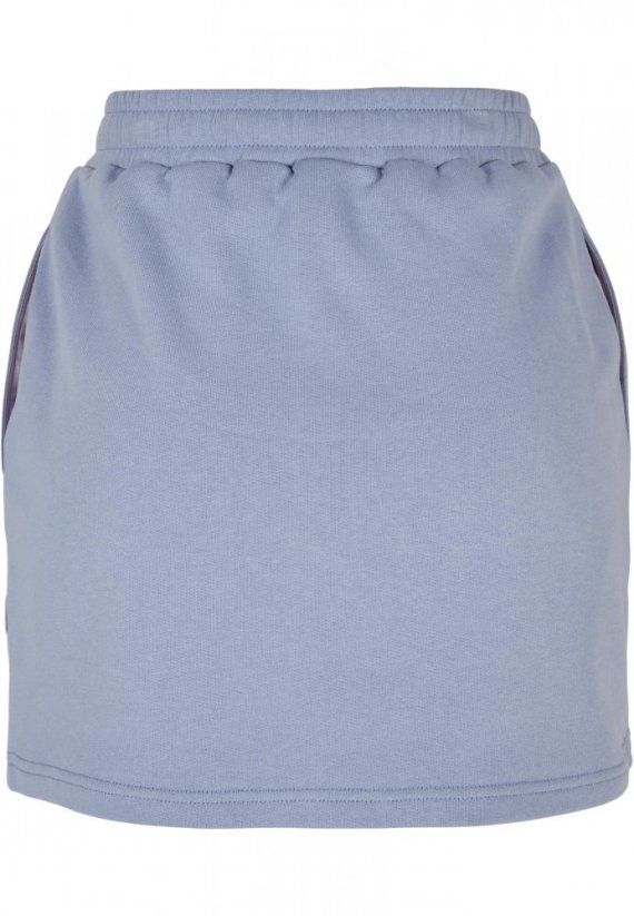 Ladies Organic Terry Mini Skirt - violablue