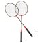 Spokey BADMNSET1 Sada na badminton - 2 x raketa, košíček, obal