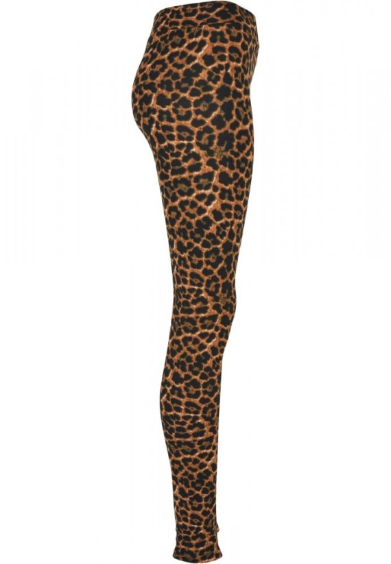 Ladies Soft AOP Leggings - darkleo