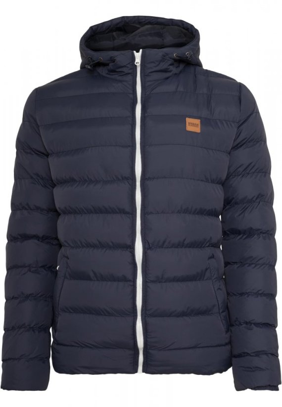 Pánská zimní bunda Urban Classics Basic Bubble Jacket - tmavě modrá
