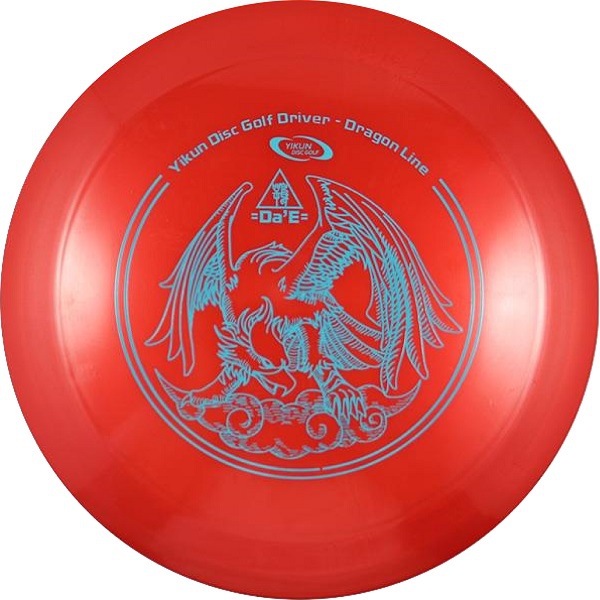 Frisbee Discgolf View Driver Dragon Line red