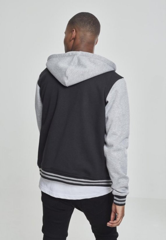 Černo/šedá pánská mikina Urban Classics 2-tone