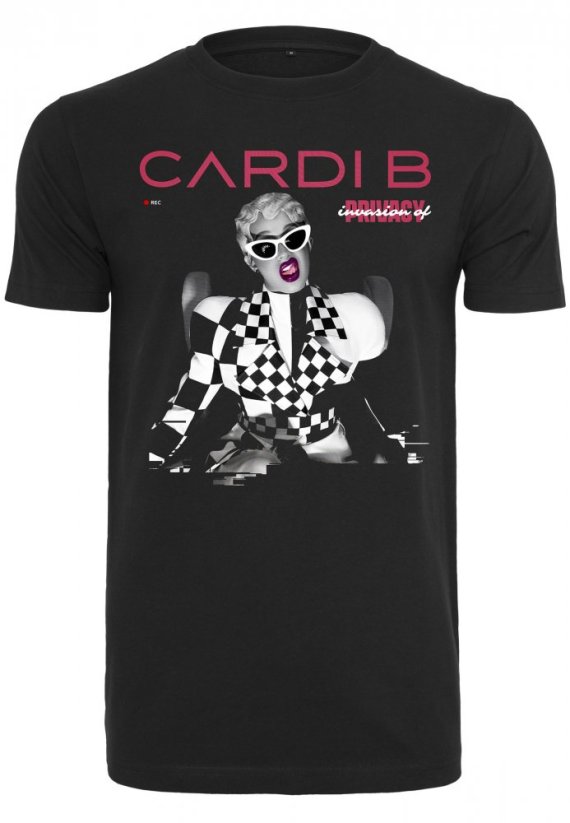 Dámské tričko Cardi B Transmission - černé