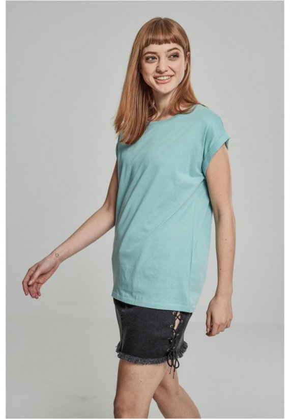 T-shirt Urban Classics Ladies Extended Shoulder Tee - bluemint