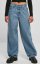 Ladies High Waist 90´S Wide Leg Denim Pants - midstone washed