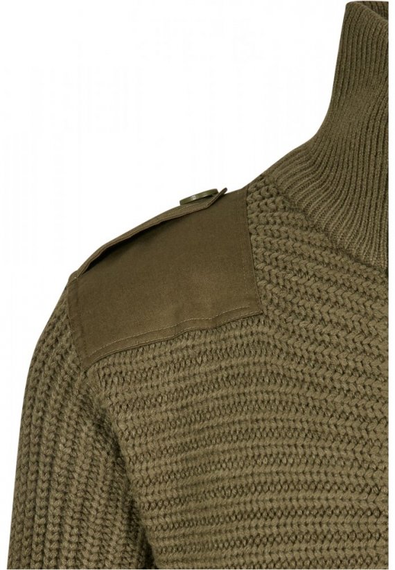 Pánský svetr Brandit Alpin Pullover - olivový - Velikost: 5XL