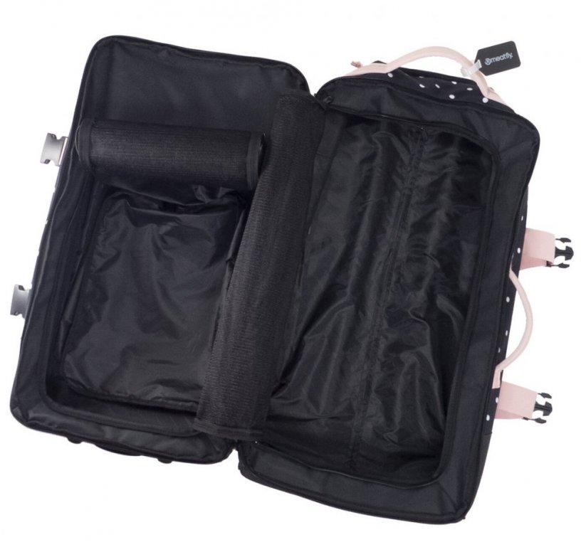 Kufor Meatfly Contin Trolley Bag white dot/powder pink 100l