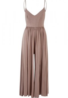 Ladies Modal Spaghetti Jumpsuit - duskrose