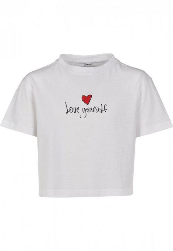 Kids Love Yourself Cropped Tee