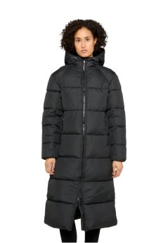 Ladies Ultra Long Coat - black