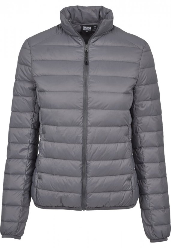 Ladies Basic Down Jacket - darkgrey