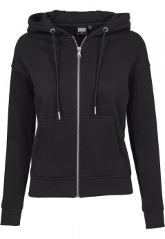Ladies Classic Zip Hoody - black