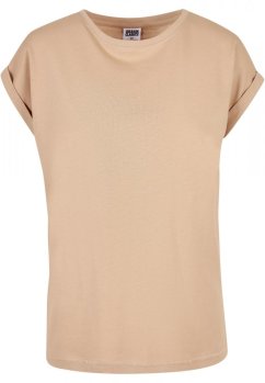 Ladies Extended Shoulder Tee - unionbeige