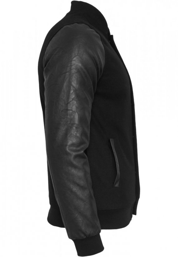 Pánská bunda Urban Classics Oldschool College Jacket - černá