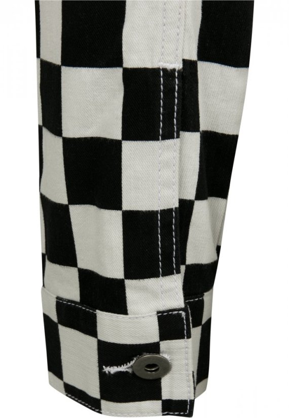 Bunda Urban Classics Ladies Short Check Twill Jacket