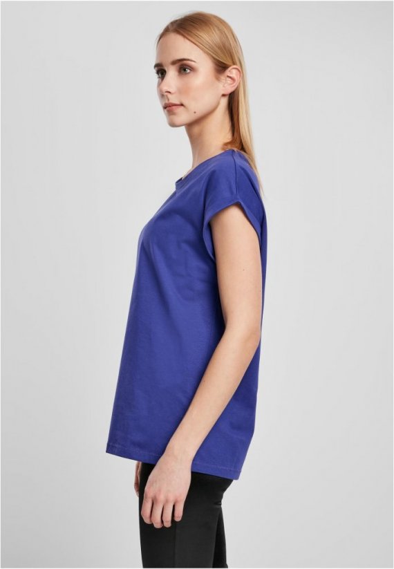 Tričko Urban Classics Ladies Extended Shoulder Tee - bluepurple