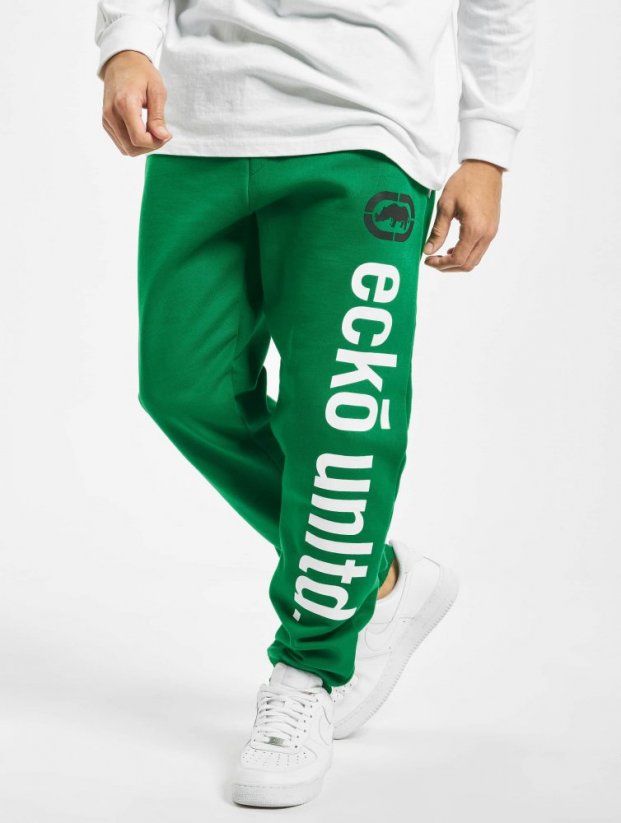 Męskie spodnie dresowe Ecko Unltd 2Face - zielone