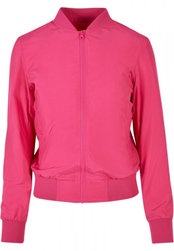 Dámská jarní/podzimní bomber bunda Urban Classics - růžová
