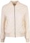 Ladies Diamond Quilt Nylon Jacket - whitesand