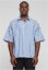 Striped Short Sleeve Summer Shirt white/blue M