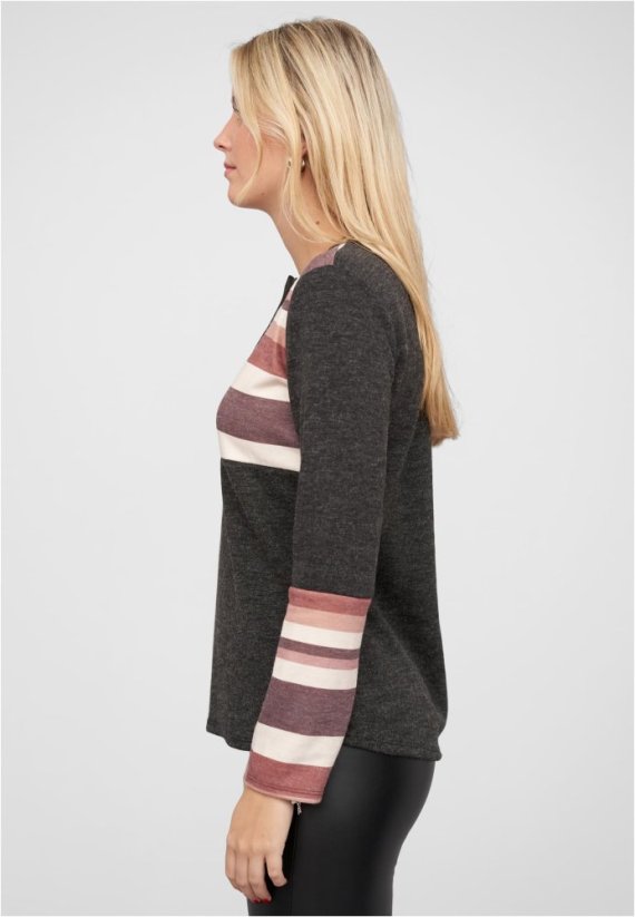 Sweater mit Knopfleiste
