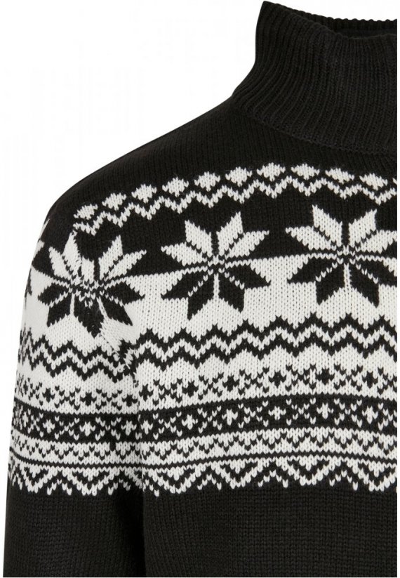 Pánsky sveter Brandit Cardigan Norweger - čierny - Veľkosť: XL