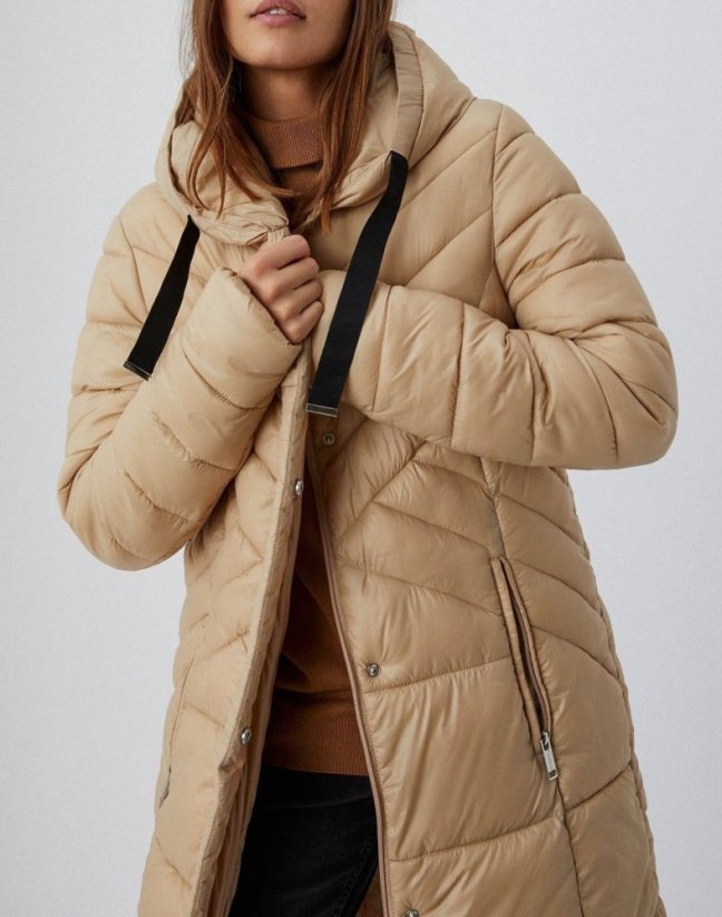 Kabát Moodo Alka beige