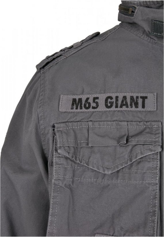 Pánska zimná bunda Brandit M-65 Giant - šedá - Veľkosť: XL