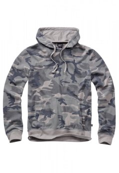 Maskáčová pánska mikina Brandit Sweathoody - grey camo