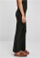 Ladies High Waist Rib Flared Leggings - black