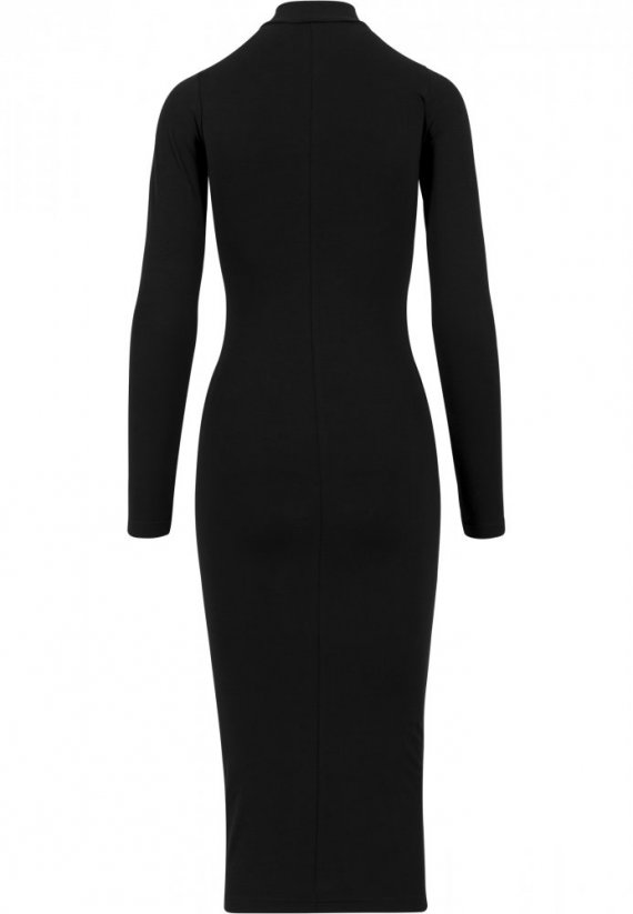 Sukienka Urban Classics Ladies Turtleneck L/S Dress - black