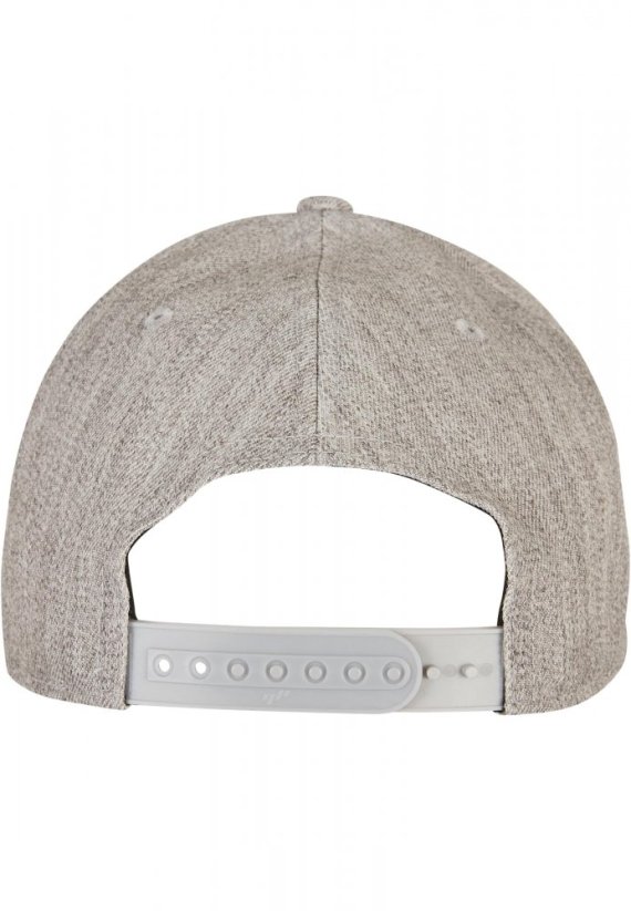 110 Fitted Snapback - heathergrey