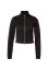 Ladies Slim Fit Scuba Track Jacket - black