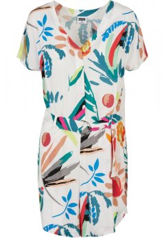 Světlý dámský overal Urban Classics Short Viscose Belt