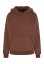 Ladies Fluffy Hoody  - chocolatebrown
