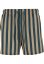 Striped Seersucker Swim Shorts black/offwhite XL - bottlegreen/unionbeige