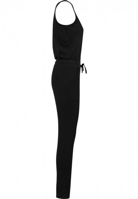 Urban Classics Ladies Melange Jumpsuit - black/black