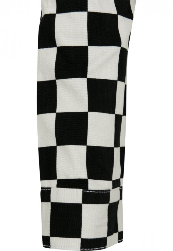 Bunda Urban Classics Ladies Short Check Twill Jacket
