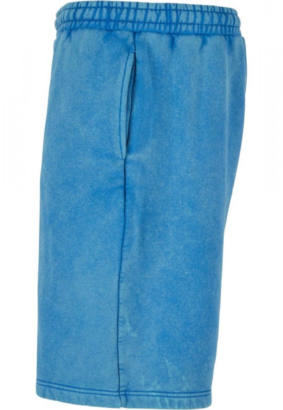 Heavy Stone Washed Sweat Shorts - royal