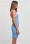 Ladies Rib Knit Neckholder Dress - horizonblue