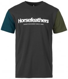 Ciemny t-shirt męski Horsefeathers Quarter