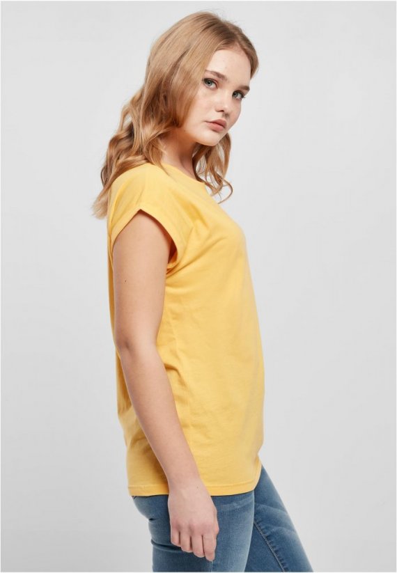 Ladies Extended Shoulder Tee - dimyellow