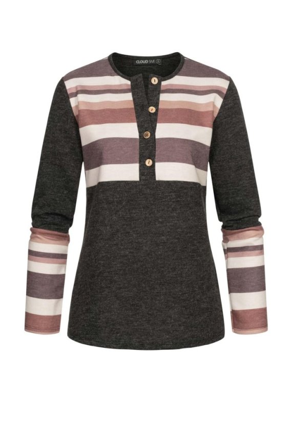 Sweater mit Knopfleiste