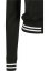 Ladies Inset College Sweat Jacket - blk/wht