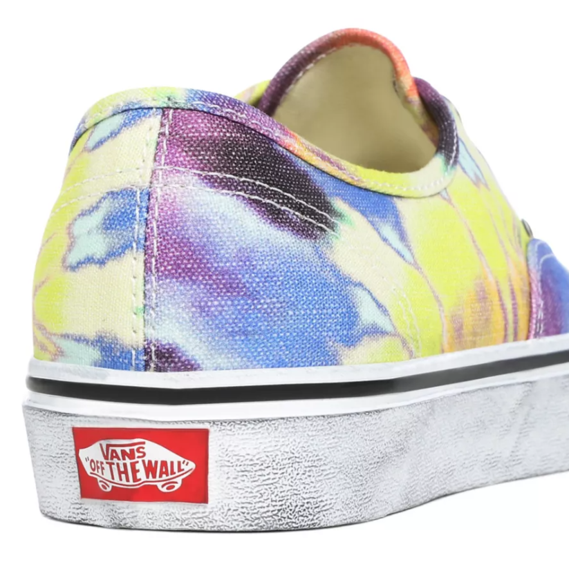 Boty Vans Authentic washed tie dye/true white
