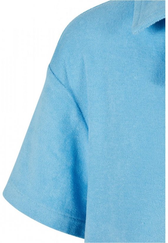 Ladies Towel Resort Shirt - balticblue