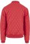 Bunda Urban Classics Diamond Quilt Leather Imitation Jacket - fire red