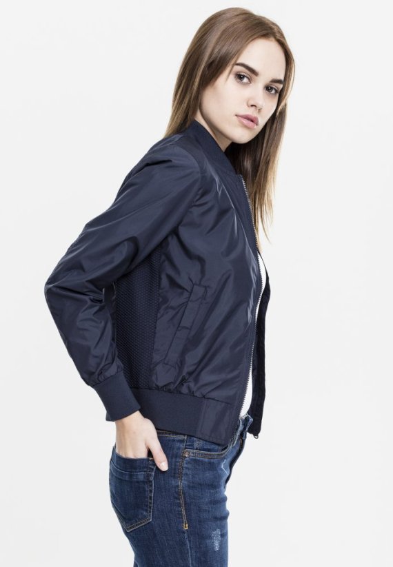 Dámská jarná/podzimní bomber bunda Urban Classics - modrá