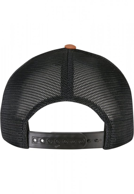 110 Structured Canvas Trucker - toffee/black