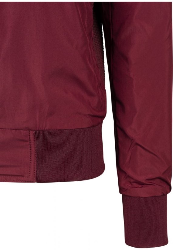 Dámská jarní/podzimní bomber bunda Urban Classics - vínová